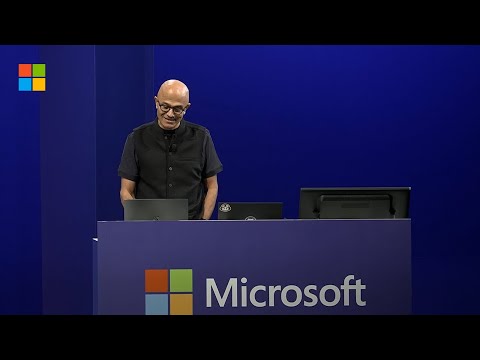 Satya Nadella demos an app he built | Microsoft AI Tour Bengaluru