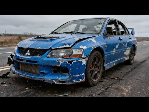 EVO3 Scrapyard to Iconic Initial D Car – Bodywork Transformation!