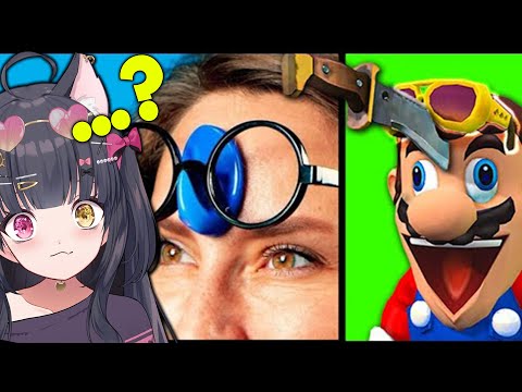 THIS IS UNHINGED (but funny) || Mario Tries Life Hacks (reaction)