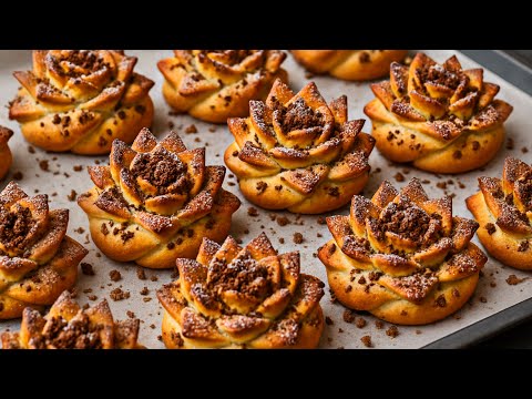 Alte Konditoren verstecken es! Streuselbrötchen in 15 Minuten! Bleiben bis zu einem Monat weich
