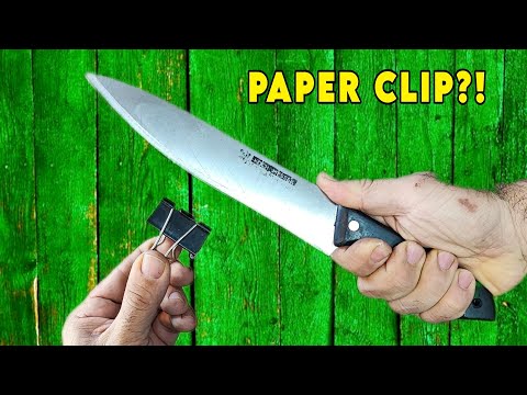 I never thought this homemade knife sharpener I made would be so powerful😮🔪