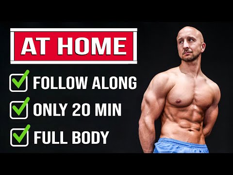 20-Minute "Full Body" Home Workout (Beginner to Expert!)
