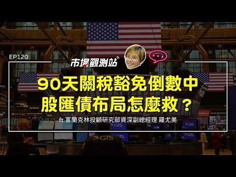 90天關稅豁免倒數中 股債匯布局怎麼救？｜主持人陳碧芬 feat.富蘭克林投顧研究部資深副總經理 羅尤美【#市場觀測站Podcast EP120】CC字幕 @cteevideo