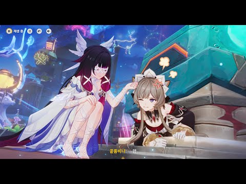 6.2 버전 콜롬비나 산드로네 붙어있는 거 모음 - 원신