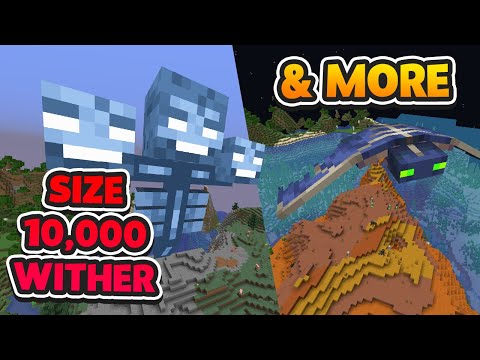 SECRET GIANT MOBS MINECRAFT COMMANDS (Latest Version)