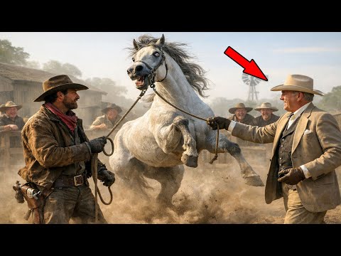 Rich Rancher Gives a Poor Cowboy a Wild Arabian Horse to Mock Him — Big Mistake