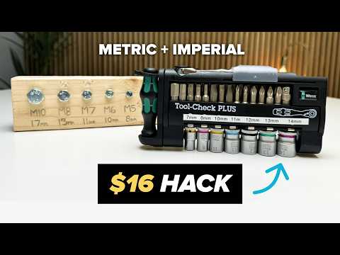 Wera Tool-Check Plus HACK: Tackle METRIC + IMPERIAL Bolts with just 3 Sockets!