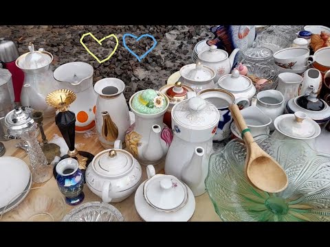Spring flea market plus new vintage porcelain acquisitions