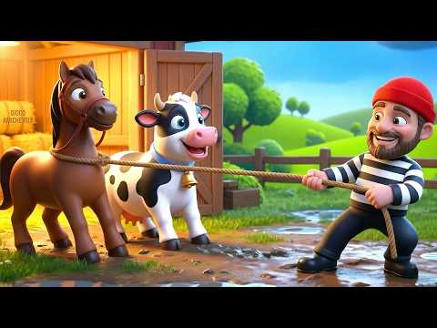 Two Thieves in Old MacDonald’s Farm! 😱 | Every Animal Is Gone! New Old MacDonald Rescue Stories