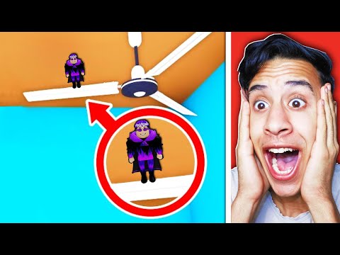 لعبة الغميضة التحول والهروب في لعبة روبلوكس المكان السري فوق المروحة .. !! 🤯🔥