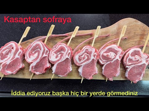 BEYTİLİ KUZU PİRZOLA HAZIRLIYORUZ iddia ediyoruz başka yerde görmediniz