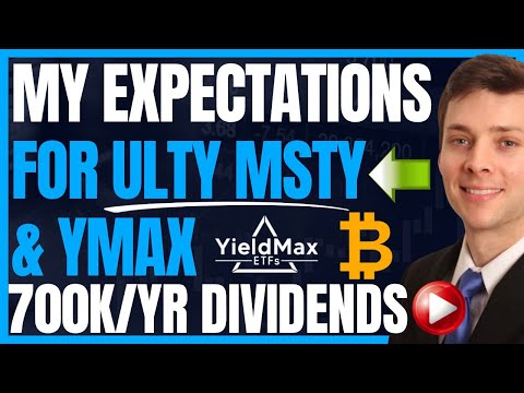 ULTY, MSTY, & YMAX Expectations For Early Retirement (Yieldmax High Yield Dividend Investing) #FIRE