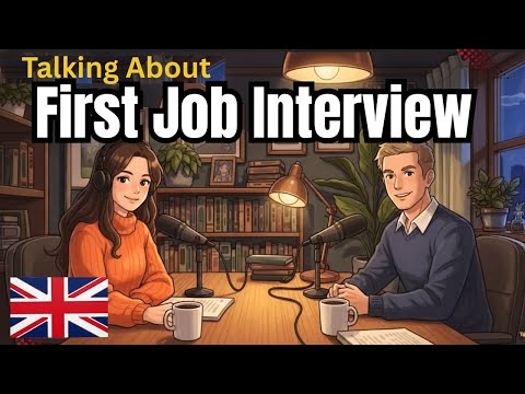 How to Talk About Your First Job Interview in English | English Conversation Practice