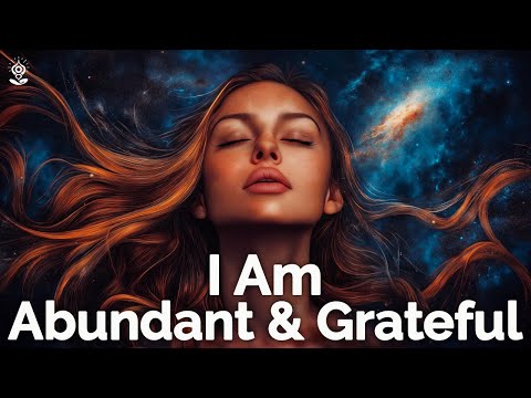 I Am Affirmations: Supercharge ABUNDANCE & Activate your HEART with GRATITUDE Black Screen for Sleep