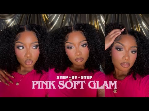 PINK UNDER-EYE SOFT GLAM MAKEUP TUTORIAL | *VERY DETAILED* | kaylawaylamua