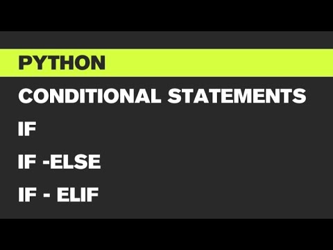 Python Conditions for Beginners 
