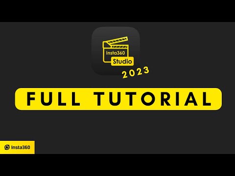 INSTA360 STUDIO TUTORIAL | HOW TO EDIT 360 VIDEOS