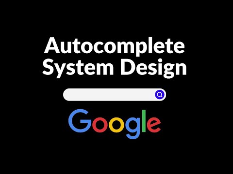 Design an Autocomplete System | System Design