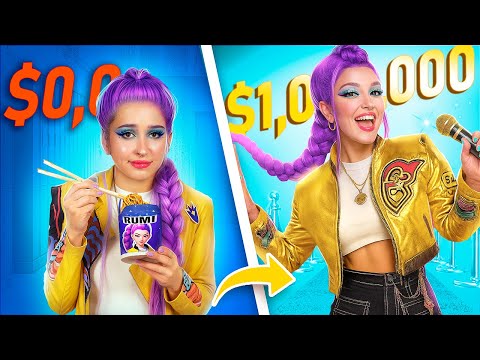 تغيير كامل لصائدات شياطين الكيبوب! رومي وزوي وميرا يتحولن إلى نجمات كيبوب!