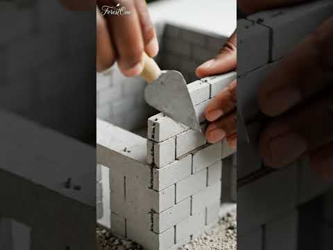 Why Is Everyone Obsessed With This Mini Brick House?#vfuho #miniature #house #diy