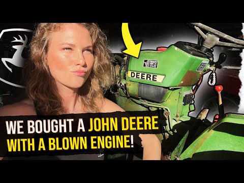 John Deere tractor with a BLOWN ENGINE for $1k?! WE’RE IN! Pt. 1