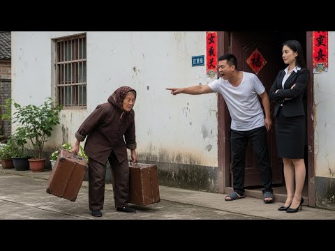 窮母親半夜被兒子兒媳掃地出門，沒想到她竟是隱藏20年的億萬富婆，一招讓他們一無所有，結局太解氣！