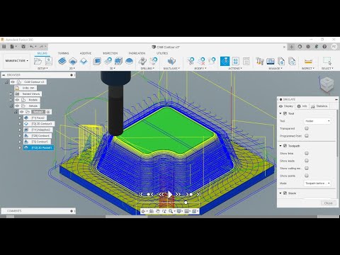 Fusion 360 - Tutorial - How to Get Started CAM Manufacture