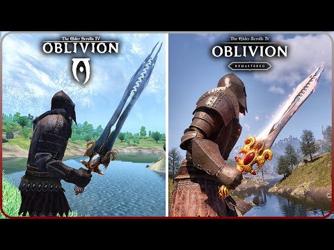 All Weapons Compared: The Elder Scrolls 4 Oblivion Remastered vs Original