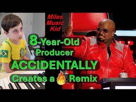 8-Yr-Old Producer Miles ACCIDENTALLY remixes CRAZY! (Gnarles Barkley)