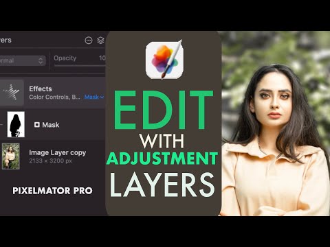 PIXELMATOR PRO. ADJUSTMENT LAYERS TUTORIAL. POWERFUL NEW FEATURE!