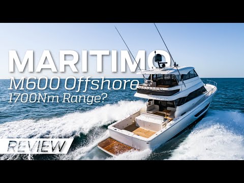 Martimo M600 Offshore Motor Yacht Walkthrough with Trade-a-Boat