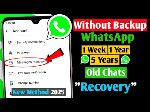 How To Recover Deleted Chats On WhatsApp Without Backup (2025) | Recover WhatsApp Deleted Messages