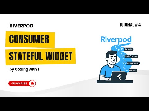 04 # Consumer Stateful Widget in Flutter Riverpod — Flutter Riverpod State Management