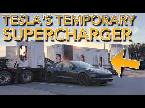 How Tesla's secret portable Supercharger works