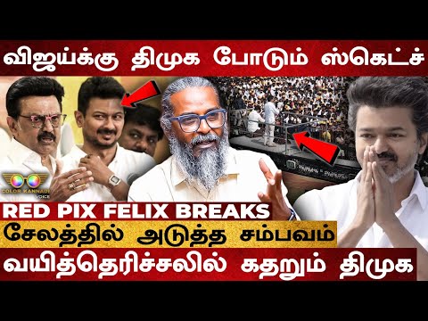 VIJAY மாதிரி மக்களை ஈர்க்க யாரும் இல்ல.. DMK-க்கு வயிறெரிய தான் செய்யும் - Red Pix Felix Interview