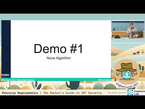 07. Patrycja Wegrzynowicz - The Hacker's Guide to JWT Security | GopherConAU 2023