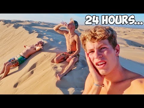 Surviving 24 Hours Straight In A Desert!