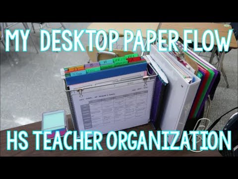 My Teacher Desktop Paperflow | Teacher Organization