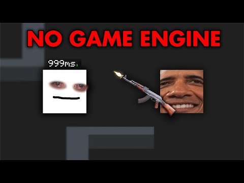 So I made a multiplayer game with NO GAME ENGINE (sortta)