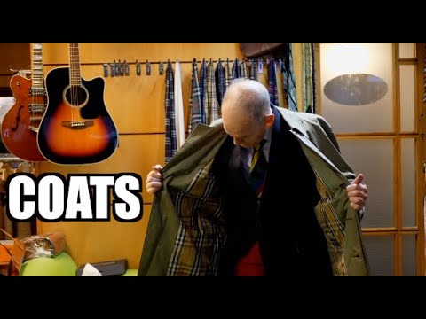 David Saxby Talking about Different types coat - Trench - Duffle - Car Coat A Compilation