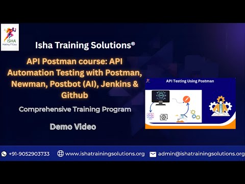 API Automation Testing Demo on 16th Dec 2025.Pls contact or whatsapp us on +91-9052903733 to enroll