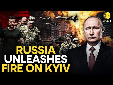 Russia Strikes Kyiv LIVE: Russia Unleashes Massive Drone Barrage Ahead of Trump-Zelensky Meet | WION