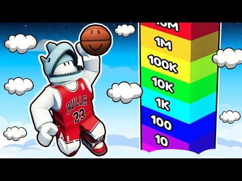 [로블록스] 하늘까지 점프해서 최강의 슬램덩크를 내리 꽂아요!! (Super Dunk) - 민또 경또 -