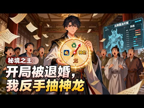 《祕境之主：開局被退婚，我反手抽神龍》退婚流開局，全家都以爲我抽到最廢S級天賦，殊不知我擁有系統能無限疊加天賦，首殺祕境首領直接化身移動基地！#漫畫解說#小說推薦#爽文#異能#無敵流#小左說漫