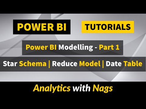 Power BI Modelling - Part 1 | Star Schema | Reduce Model | Date Table |  Power BI Tutorial (43/50)
