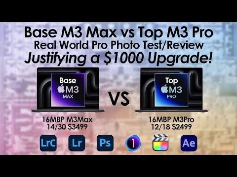 Base M3 Max vs Top M3 Pro - Justifications for a $1000 Upgrade!