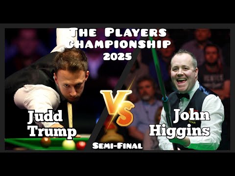 Judd Trump vs John Higgins - Players Championship Snooker 2025 - Semi-Final Live (Full Match)