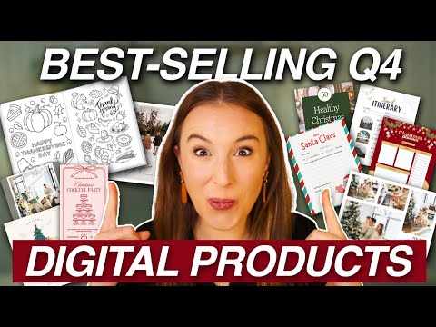 The BEST 24 Digital Products to Sell Online this Holiday Season 🎄