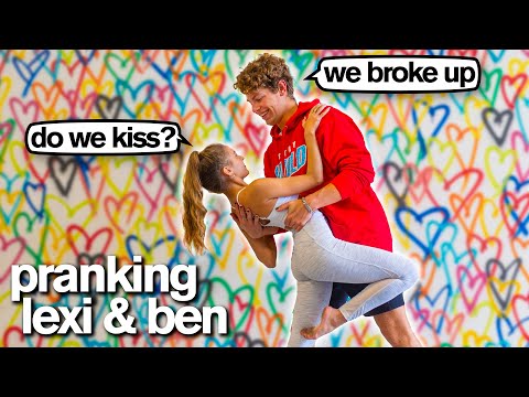KISSING ex-BOYFRIEND PRANK *Bad Idea* (Lexi Rivera & Ben Azelart)