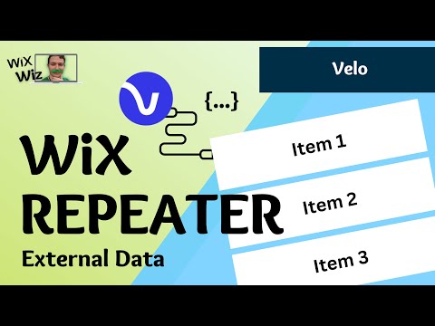 How to Populate a Repeater with Data | Wix Website Tutorial - Velo
